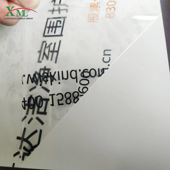 Clear White Adhesive Plastic Furniture Film